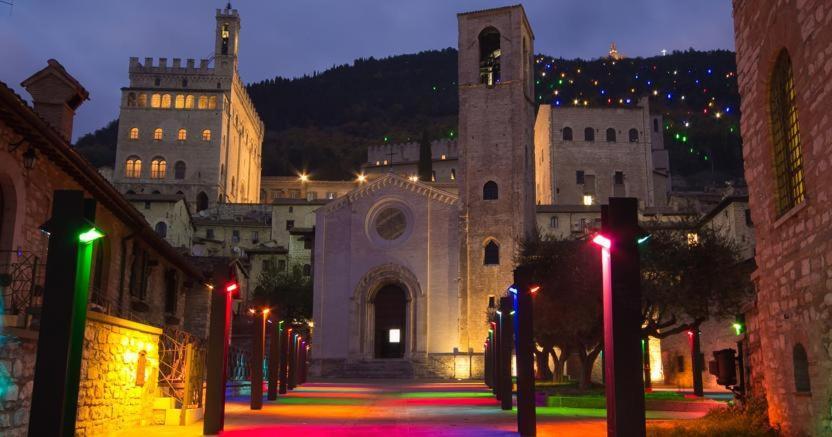 La Dimora Di Pietra Lägenhet Gubbio Exteriör bild